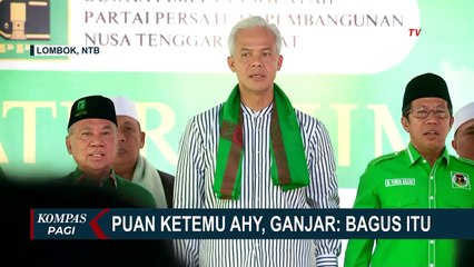 Puan Maharani Ketemu AHY, Ganjar Pranowo: Bagus Itu!