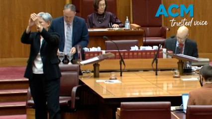 Senate applauds as the Voice To Parliament referendum bill passes