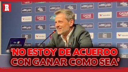"A veces sale o no el plan de juego" declaró Diego Cocca