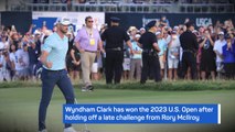 BREAKING NEWS - Clark holds off McIlroy to win U.S. Open