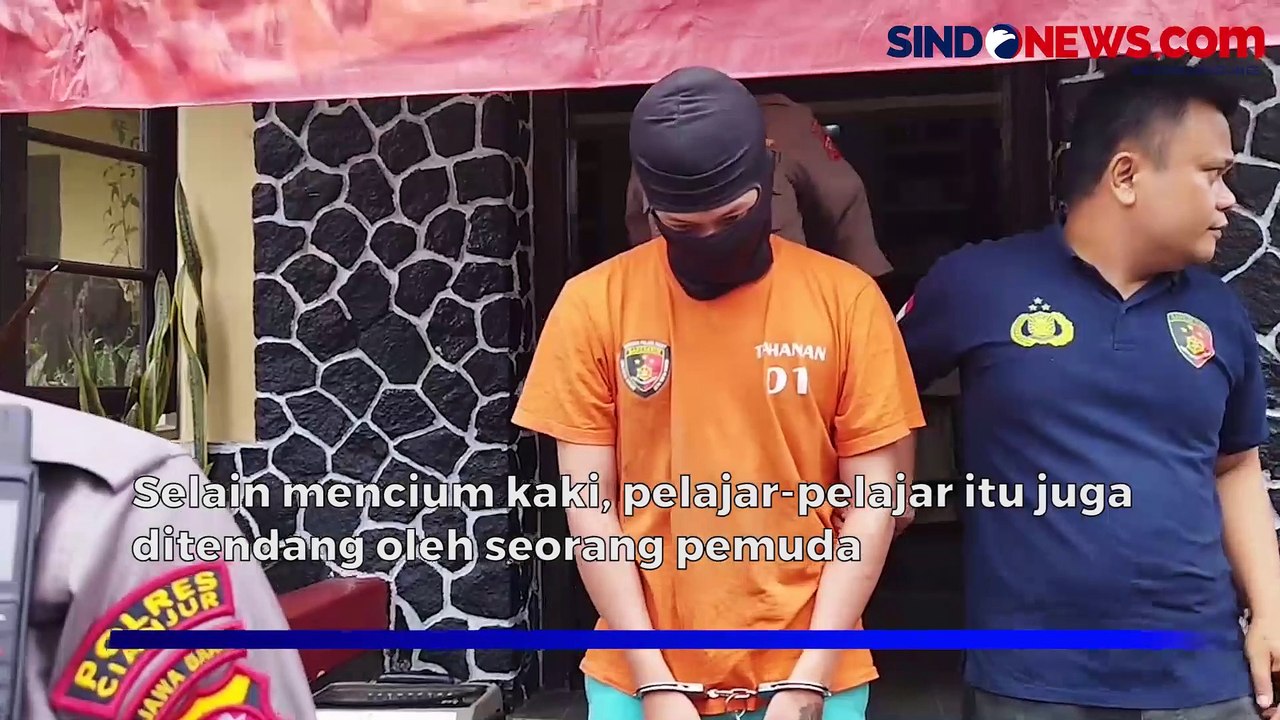 Setelah Viral Aksi Perundungan Cium Kaki dan Kekerasan pada Pelajar di Cipanas, 7 Pelaku Ditangkap