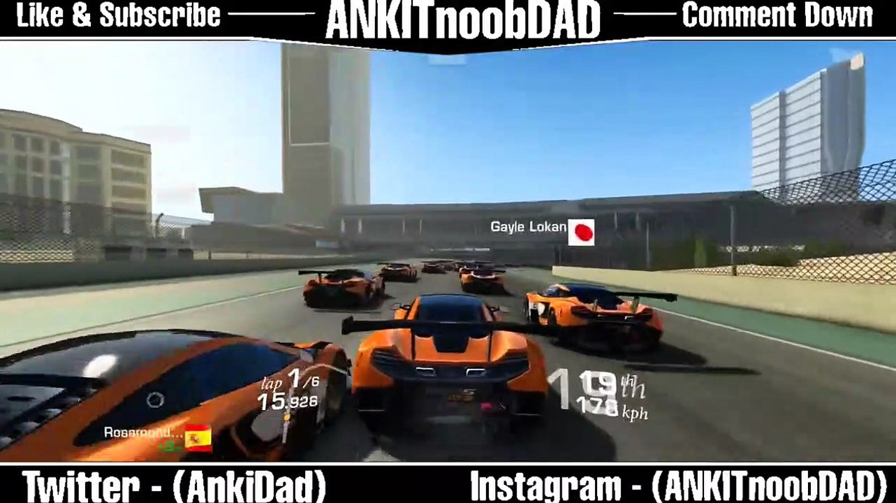 MCLAREN 650S __ REAL RACING 3 __ TOP SPEED 390+kph Gameplay IOS ANDROID TREN_HD