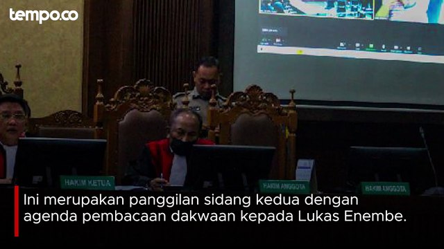 Sidang Pembacaan Dakwaan Lukas Enembe, Sebelumnya Tak Hadir dengan Alasan Sakit