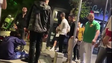 Kocaeli'de trafik kazası sonrası kavga ve kaçan aracın kovalanma anları kamerada