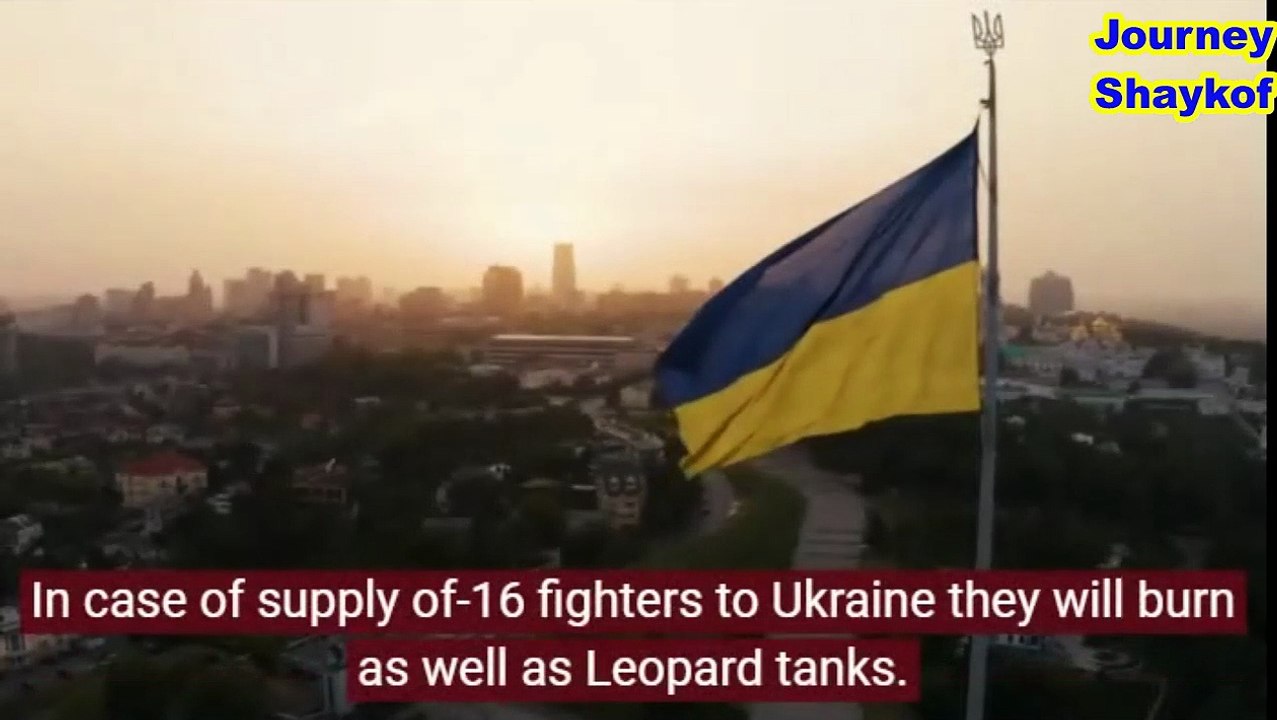 The President assured that in case of deliveries of F-16 fighters to Ukraine, they will burn as well as tanks are burning