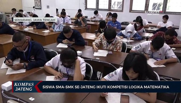 Siswa SMA-SMK Se-Jateng Ikuti Kompetisi Logika Matematika