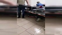 Su basan Akhisar Devlet Hastanesinden tahliye edilen hasta sayısı 62'ye yükseldi