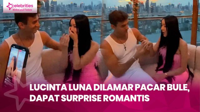Lucinta Luna Dilamar Pacar Bule, Dapat Surprise Romantis