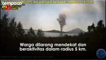 Gunung Anak Krakatau Erupsi, Warga Dilarang Beraktivitas di Radius 5 Km