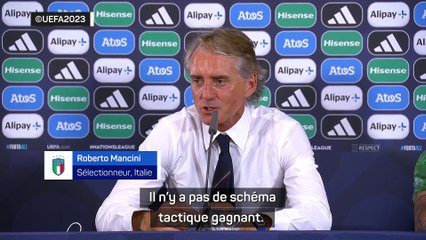 Mancini : "Il n'y a pas de schéma tactique gagnant"