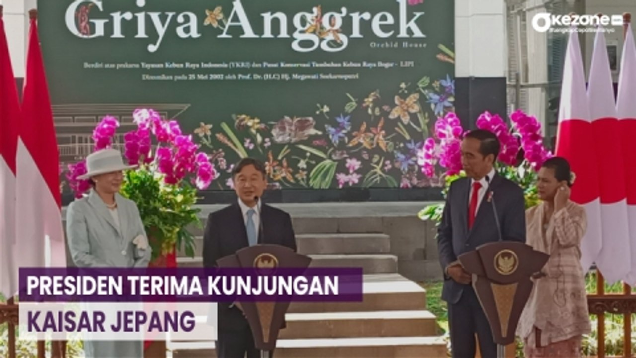 Presiden Jokowi Terima Kunjungan Kaisar Naruhit...