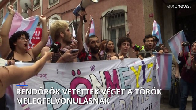 Szétverték a török melegfelvonulást a török rendőrök