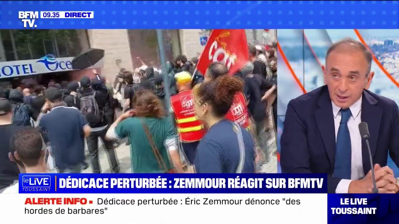 Éric Zemmour: "Quand vous avez des politiques qui passent leur temps à criminaliser ce que je dis, il est normal qu'il y ait des imbéciles qui passent à l'action"