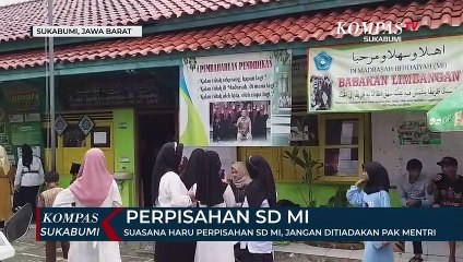 Suasana Haru Perpisahan SD MI, Jangan Ditiadakan Pak Mentri