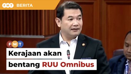 Kerajaan akan bentang RUU Omnibus berkait perlindungan, perkongsian data