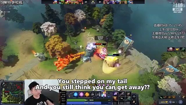 Double Rampage Boomerang Man | Sumiya Invoker Stream Moment 3733