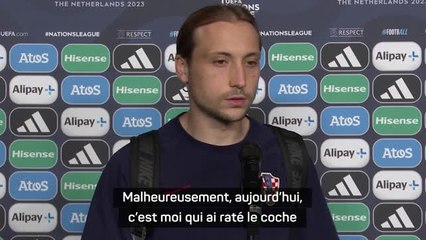 Finale - Majer : "J'ai raté le coche et j'en suis vraiment désolé"