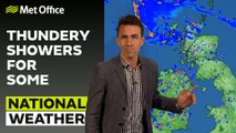 Met Office Afternoon Weather Forecast 19/06/23 - Thundery showers for some