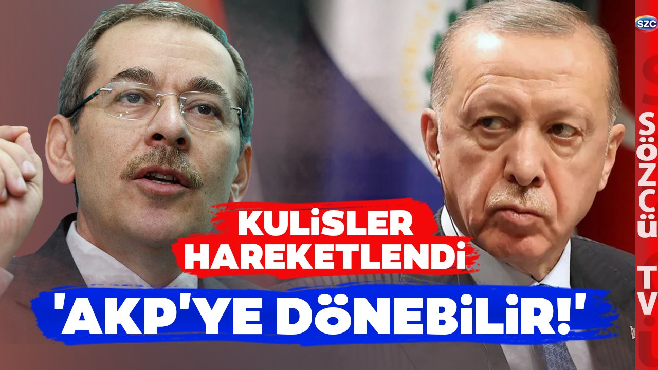Abdüllatif Şener AKP'ye Geri mi Dönüyor? Yaptığı Bu Hareket Gündem Oldu!