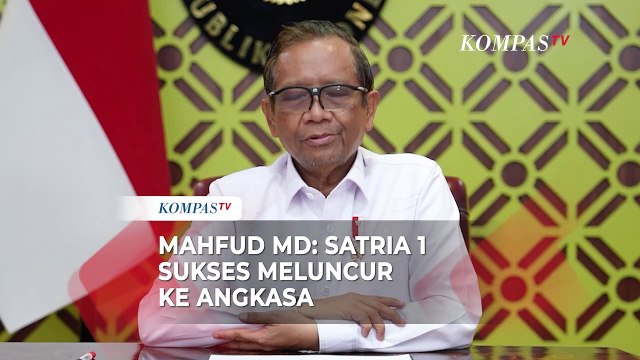 Mahfud MD: Satelit Satria 1 Sukses Meluncur ke Angkasa