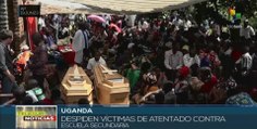 Uganda: Ciudadanos despiden en funerales a víctimas de atentado contra escuela