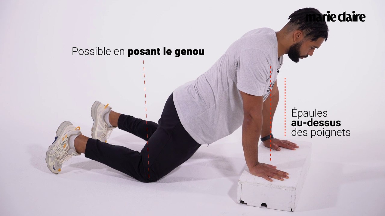 Marie Claire Sport : les pompes sur un support