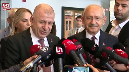 Kemal Kılıçdaroğlu, Ümit Özdağ'ı kabul etti