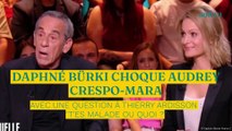 Daphné Bürki choque Audrey Crespo-Mara avec une question à Thierry Ardisson : 