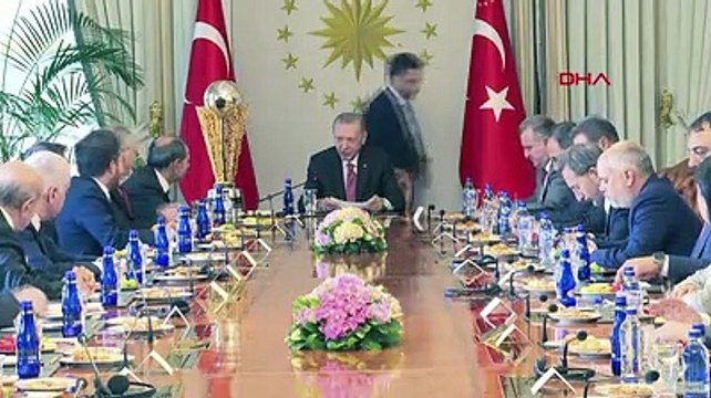 SPOR Cumhurbaşkanı Erdoğan, Süper Lig şampiyonu Galatasaray?ı kabul etti