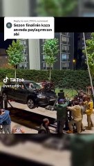 Kızılcık Şerbeti dizisinin sezon finalindeki kaza sahnesinin kamera arkası görüntüsü çıktı