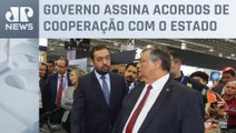 Flávio Dino se encontra com o governador Cláudio Castro para discutir segurança no Rio