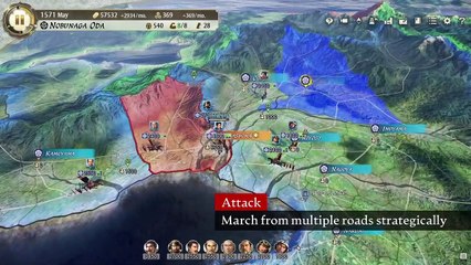 NOBUNAGA'S AMBITION Awakening System Introduction Trailer