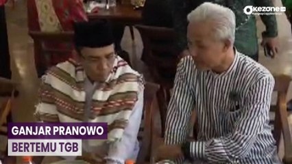 Ganjar-TGB Bertemu hingga Makan Siang Bersama