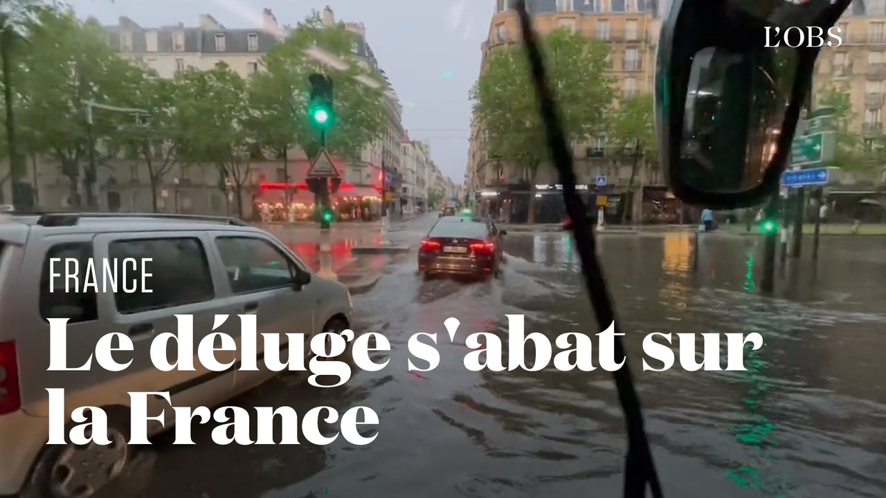Orages : les conséquences des intempéries à Paris, Dieppe, Le Mans