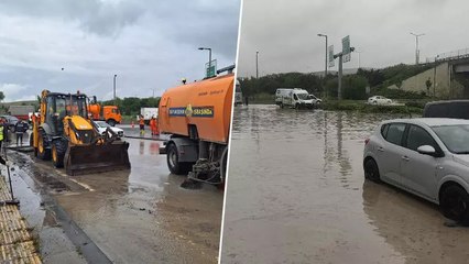 Ankara'da sağanak etkili oldu; yollar göle döndü