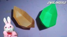 Cara mudah membuat perahu sampan dari kertas || origami