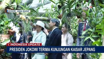 Download Video: Kaisar Naruhito dan Permaisuri Masako Tanam Pohon Bersama Jokowi di Istana Bogor