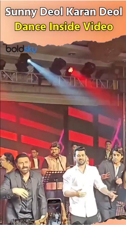 Karan Deol Reception Sunny Deol Dance Inside Video