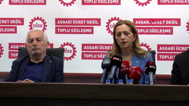 DİSK Başkanı Çerkezoğlu: Asgari ücret yılda 4 kez güncellenmeli