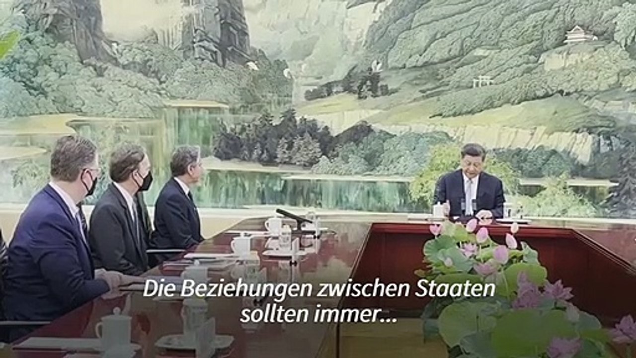Xi sieht 'Fortschritte' in Beziehungen zu den USA durch Blinken-Besuch
