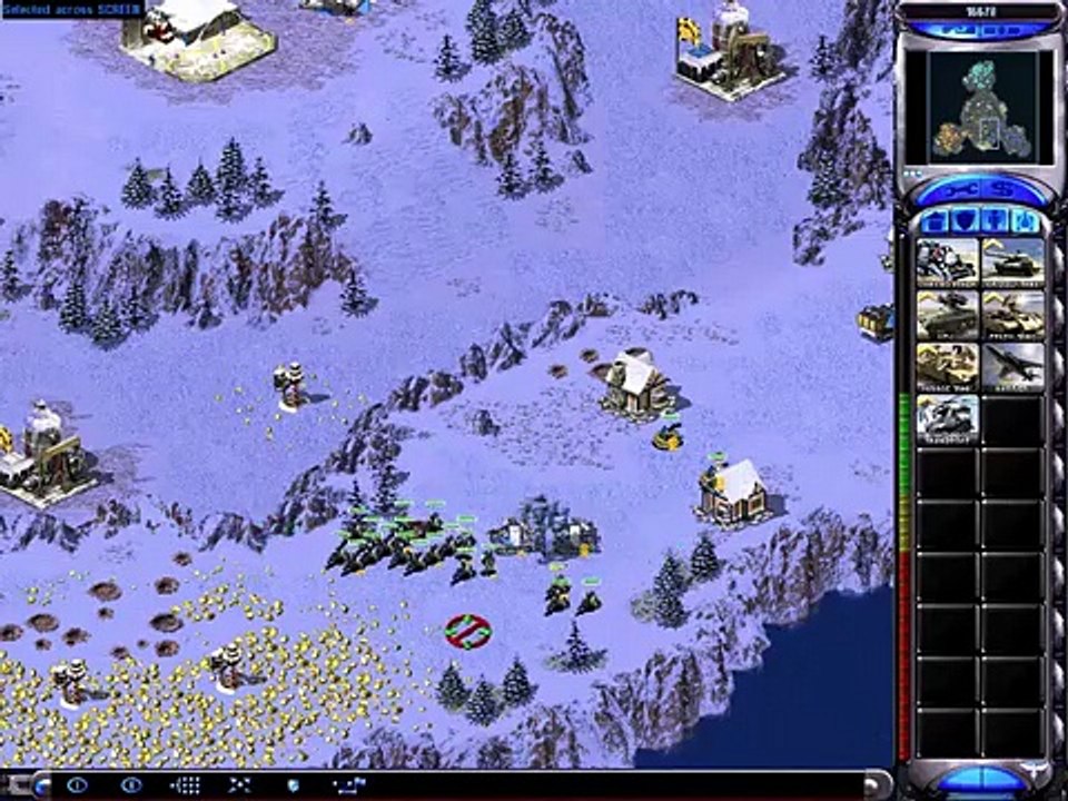 Red Alert 2 Shirmish Wars Mod American vs 2 Russain Armies Gameplay Name - Breakway