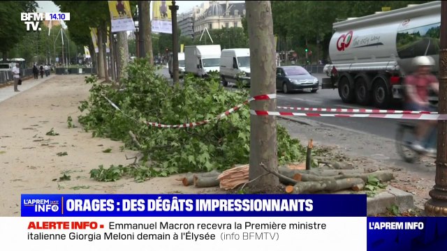Toitures envolées, lampadaires cassés: les dégâts impressionnants causés par les violents orages de dimanche en France
