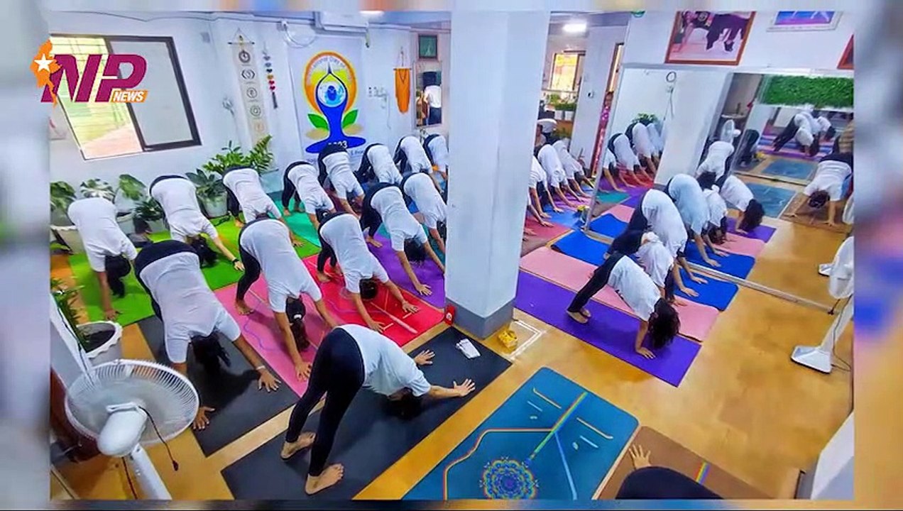 Pre-events with Yoga practices for 9th IDY continue held