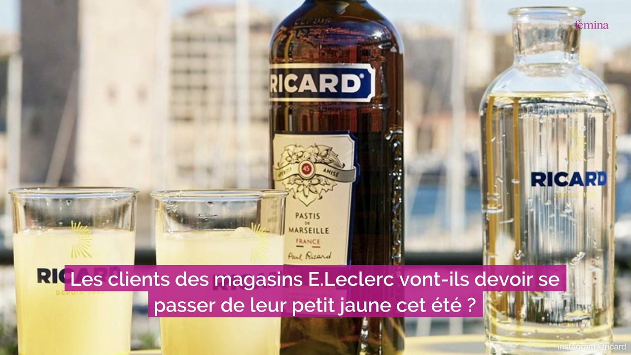 Le patron de Leclerc le confirme : la pénurie de Ricard, Pastis 51 et Absolut Vodka n’est pas près de s’arranger cet été