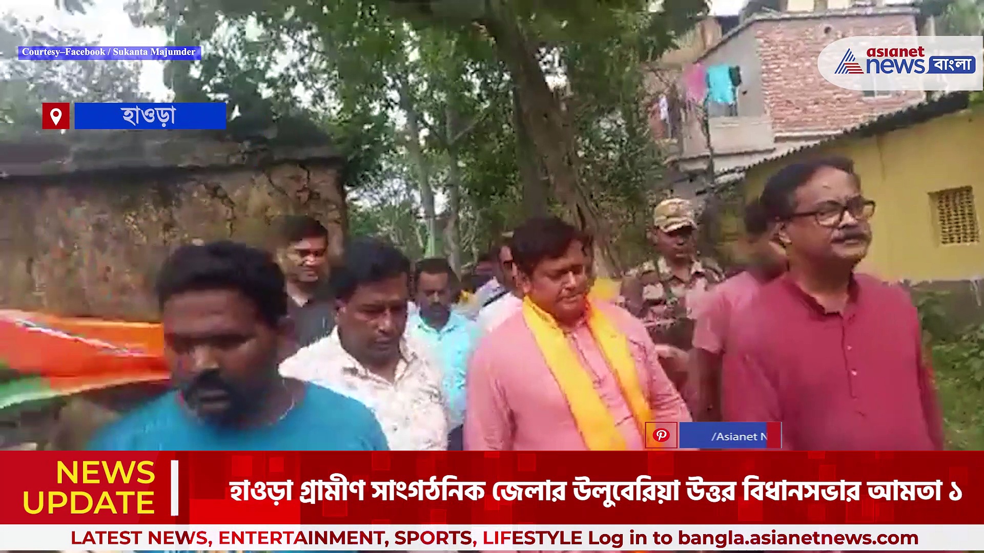 হাওড়ায় মনোনয়ন কেন্দ্রের ১০০ মিটারের মধ্যে বিজেপি নেতাকে মারধর, আক্রান্তের পাশে সুকান্ত মজুমদার