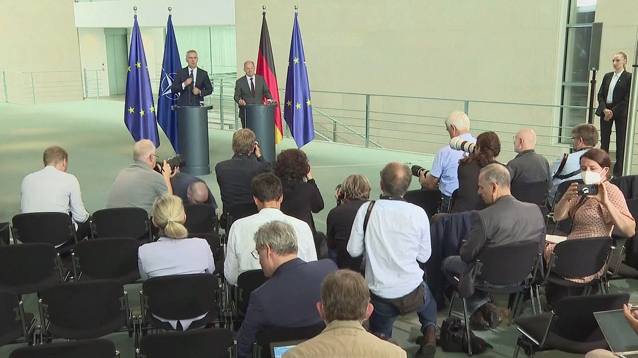 Scholz und Stoltenberg sprechen in Berlin über anstehenden Nato-Gipfel
