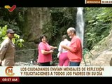 Familias venezolanas expresan mensajes a los padres en su día