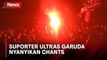 Berpakaian Serba Hitam, Suporter Ultras Garuda Nyanyikan Chants Jelang Indonesia vs Argentina