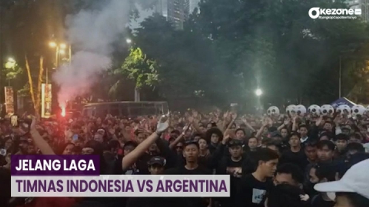 Jelang Laga Timnas Indonesia vs Argentina, Suporter Ultras Garuda Nyanyikan Chants