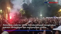 Suporter Ultras Garuda Nyanyikan Chants Jelang Laga Timnas Indonesia vs Argentina